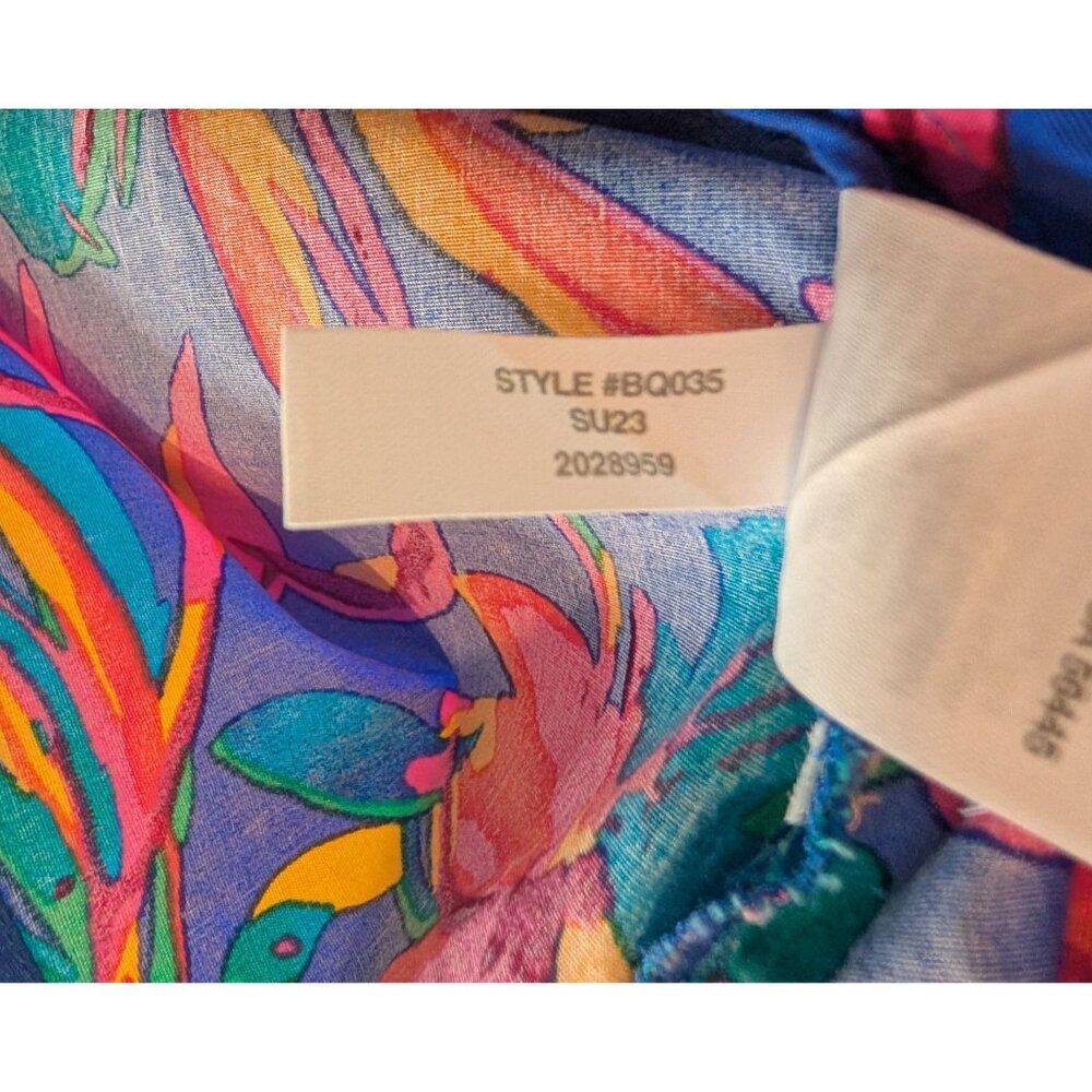 J. Crew‎ Tie Back Strappy Top in Tropical Floral Print - 8 - Picture 9 of 10